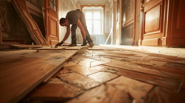 Comment poser du parquet dans un couloir ?