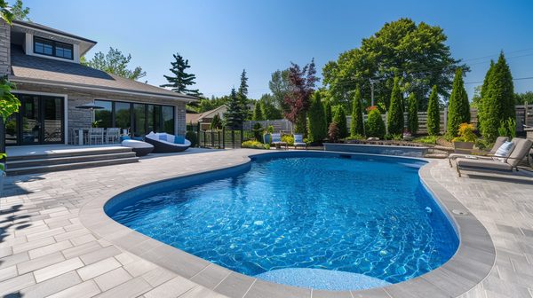 Le luxe de la piscine coque haut de gamme chez Boulevard de la piscine