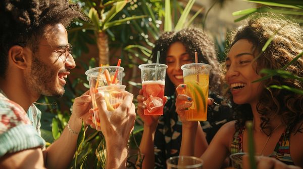 Verres plastiques réutilisables : choix éco-responsable et personnalisable