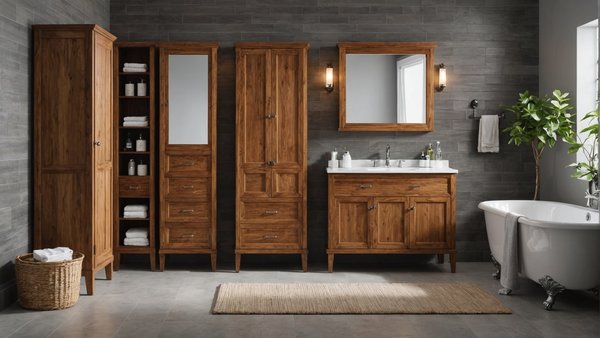 Mobilier de salle de bain en bois : promotions exclusives